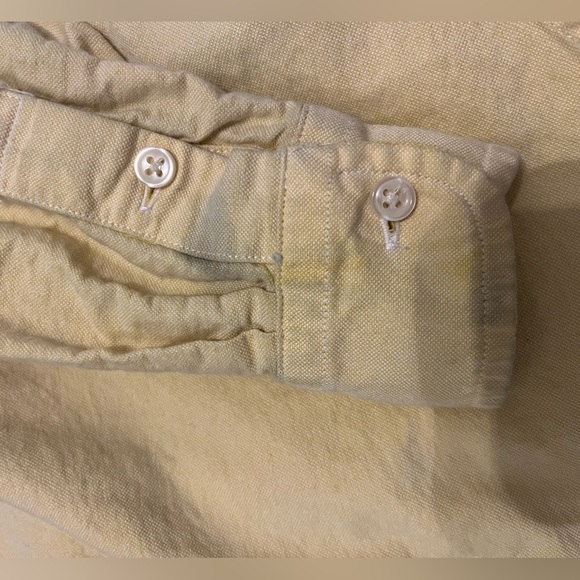 Ralph Lauren boys size 5 Oxford button down yellow - Picture 5 of 5